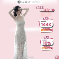 Đầm Ren 2 Dây Du Lịch Xinh Sang LAROSA Thiết Kế Đầm Maxi Đi Biển, Dự Tiệc Tôn Dáng T89