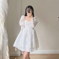 ĐẦM REN CÚP NGỰC