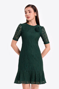 Đầm ren dự tiệc dáng ôm đuôi cá