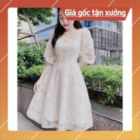 ĐẦM REN THÊU HOA CAO CẤP ❤️