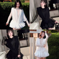 Đầm ren thiết kế tiểu thư K170 chất ren cao cấp - trang phục đa dụng đầm dự tiệc, cưới hỏi, lễ tết, sinh nhật, du lịch..