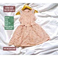 Đầm ren xòe 2 lớp, size M, 1398