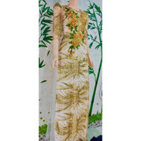 ĐẦM SALE XÃ CÒN MỘT CÁI DUY NHẤT GIÁ BAO RẺ ĐẦM TRUNG NIÊN DẠ HỘI ÁO DÀI KIM SA CAO CẤP XXL