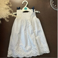 Đầm Sát Nách Bé Gái Bi Trắng Mamas Papas 0054 Cho Bé Từ 6M Đến 4Y