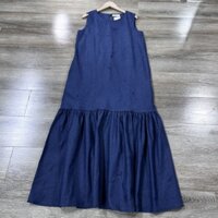 Đầm sát nách jean mềm