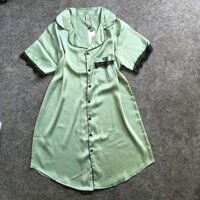 Đầm satin lụa