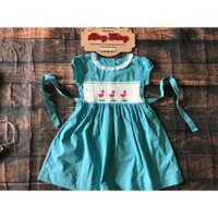 Đầm smock bé gái