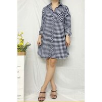 ĐẦM SƠ MI KẺ CARO