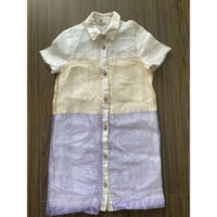 Đầm sơ mi vintage hiệu River Island xịn đẹp Made in UK độ mới cao - secondhand