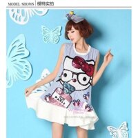 ĐẦM SỌC BABY DOLL KITTY