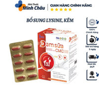 Đạm sữa CMC - bổ sung Lysine, kẽm và một số vitamin cho cơ thể - Hộp 60 viên