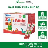 Đạm Sữa Thuỷ Phân Cho Bé Meracine SatiAmin Giúp Bé Ăn Ngon, Tăng Đề Kháng, Giảm Ốm Vặt 20 Gói