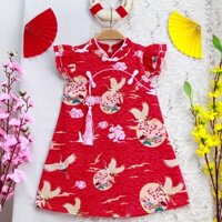 Đầm sườn xám cách điệu.