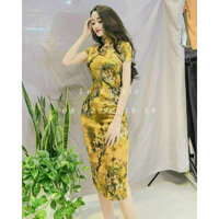 Đầm sườn xám xịn sò siêu nữ tính - Mẫu 2