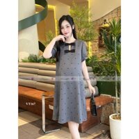 Đầm suông, đầm bầu xinh Mum's shop VT167 đầm bầu công sở thanh lịch, trẻ trung, gọn dáng