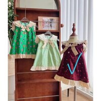 ĐẦM TAI THỎ NÂU TÂY SIÊU CƯNG - ANHMYBABY AM0088