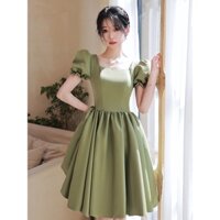 Đầm tay phồng cao cấp bigsize (thời trang bigsize Anitagreen - Vicky g) VK60-0722