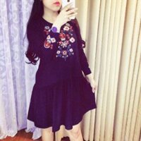 Đầm thêu hoa zara siêu hot