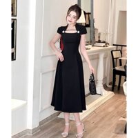 Đầm Thiết Kế MAY M41 Chất Liệu Trượt Nhật Đính Đá - Đầm Dự Tiệc Sang Trọng Chuẩn MAY