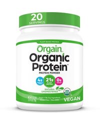Đạm thực vật hữu cơ không chất làm ngọt Orgain Organic Plant Protein Natural Unsweetened 720g