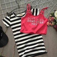 💁🏼😍😘😘Đầm thun bé gái xinh