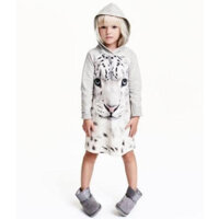 ĐẦM THUN DA CÁ xuất xịn chính hãng H&M bé gái 4 -> 14 tuổi