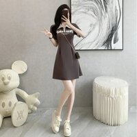 Đầm Thun Ôm Eo Phong Cách Pháp Thời Trang Mùa Hè Hàng Mới Dành Cho Bạn Nữ Tuổi Trung Niên