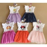 Đầm thun phối voan nhiều mẫu