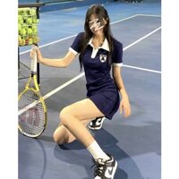 Đầm Thun Polo Dáng Chữ A Cổ Cao Thời Trang Mùa Hè 2022 Mới