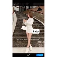 Đầm thun rút dây