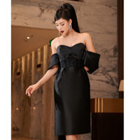 Đầm tiệc 2 dây trễ vai phối ren eo HeraDG WDPBB3056