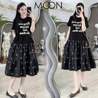 ĐẦM TIỂU THƯ CỘC TAY MÙA HÈ CỔ TRÒN DÁNG SUÔNG TẦNG ĐIỆU ĐÀ CHẤT ĐẸP KHÔNG NHĂN NHÃO BAI XÙ X243 VÁY BẦU THỜI TRANG