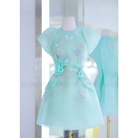Đầm  Tơ Đính Kết Thủ Công Hàng Thiết Kế Mẫu Mới Hot Trend Giá 399k ( người ta đang bán 5xx) Hàng có sẵn giao ngay