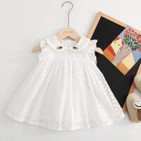 Đầm trắng công chúa cho bé gái
