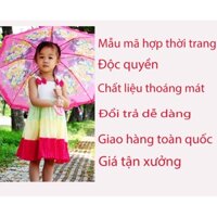 Đầm trẻ em cầu vòng 2 nơ thiết kế độc quyền Nana store (7kg-30kg)