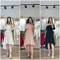 Đầm trễ vai đuôi cá