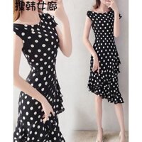 ĐẦM TRUNG NIÊN -  ĐẦM BODY ĐUÔI CÁ LỆCH VAI CAO  CẤP