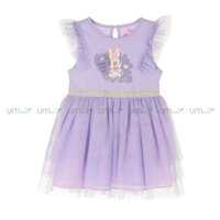 Đầm tutu cho bé gái 1-4 tuổi Minnie màu tím tay cánh tiên váy đầm bé gái xuất dư đầm tiệc cho bé đầm công chúa bé gái