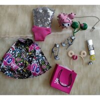 Đầm và phụ kiện cho búp bê barbie muse Tokidoki doll