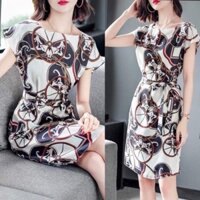 Đầm vải lụa hàn
