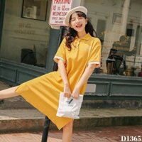 Đẩm vàng cổ cài nút bèo