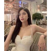 Đầm Váy 2 Dây Nhún Ngực Xoè 8 Mảnh F5HT