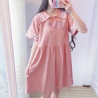 Đầm váy babydoll cổ thuỷ thủ 3 màu (kèm hình thật)