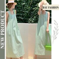 ĐẦM VÁY BẦU ĐI BIỂN SIÊU XINH V798 DÁNG SUÔNG 2 DÂY BẢN TO THIẾT KẾ TRẺ TRUNG ĐIỆU ĐÀ SANG CHẢNH