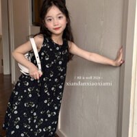 [Đầm] Váy bé gái phong cách mới Mori Girl Style Váy Vest hoa nhỏ thời trang