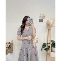ĐẦM VÁY CARO BABYDOL DÁNG XÒE - Hình shop chụp thật