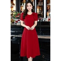 ĐẨM VÁY CÔNG SỞ DÁNG XOÈ CAO CẤP D01