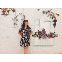 Đầm váy hoa siêu sinh đi biển đi tiệc