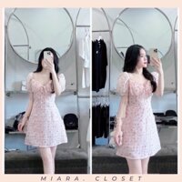 Đầm Váy hoa xốp