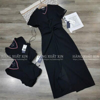 Đầm váy midi TMY dáng body xoắn eo xẻ trước siêu đẹp và tôn dáng